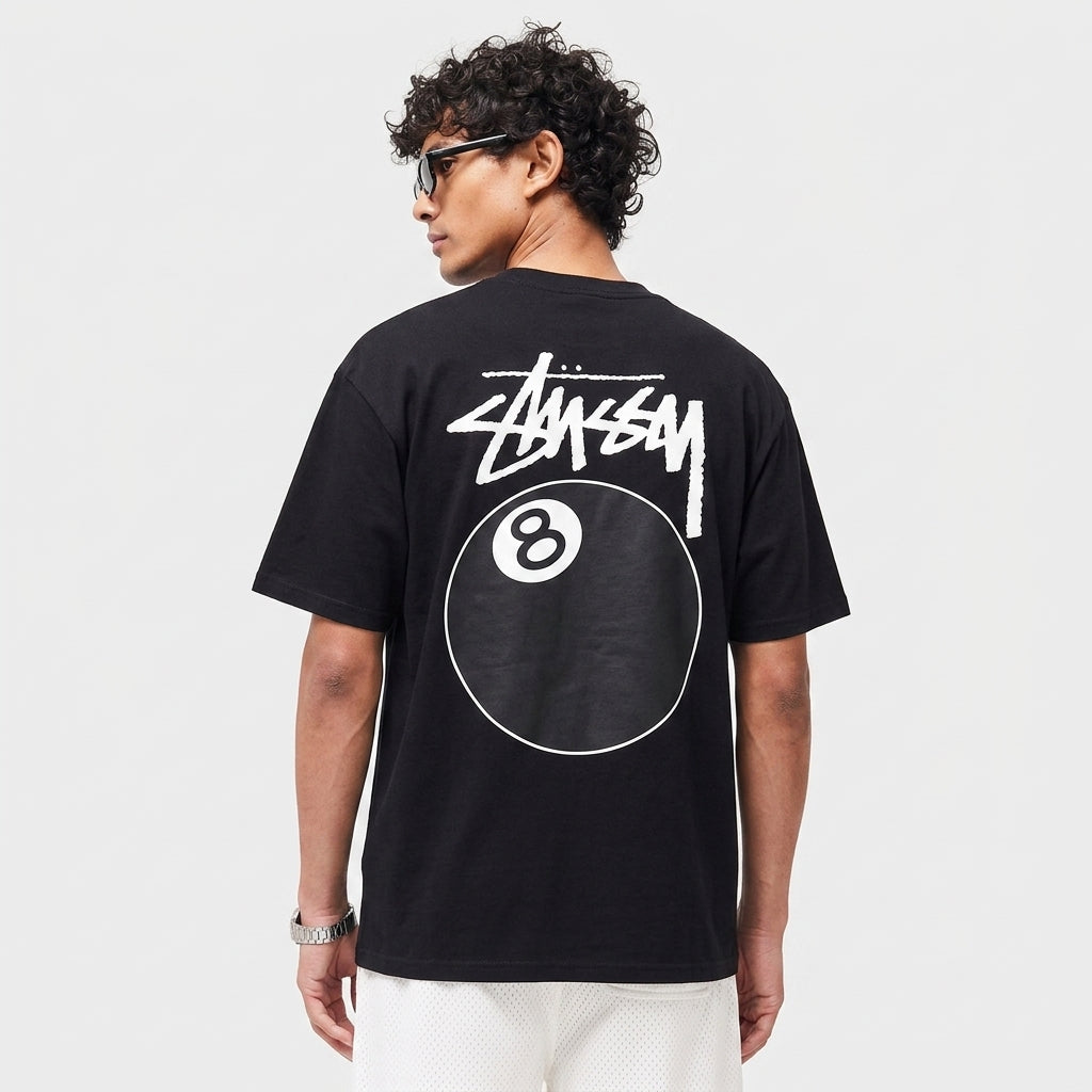 Stussy 8 Ball T-Shirt Black