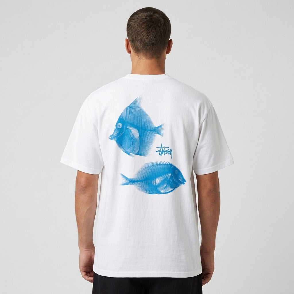 Stussy X-Ray Fishin T-Shirt White