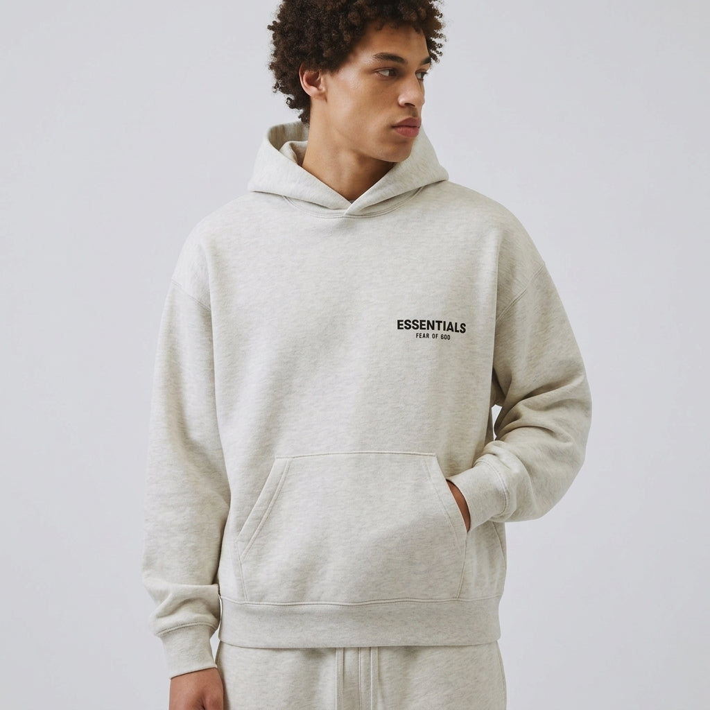 Fear of God Essentials Hoodie Light Oatmeal