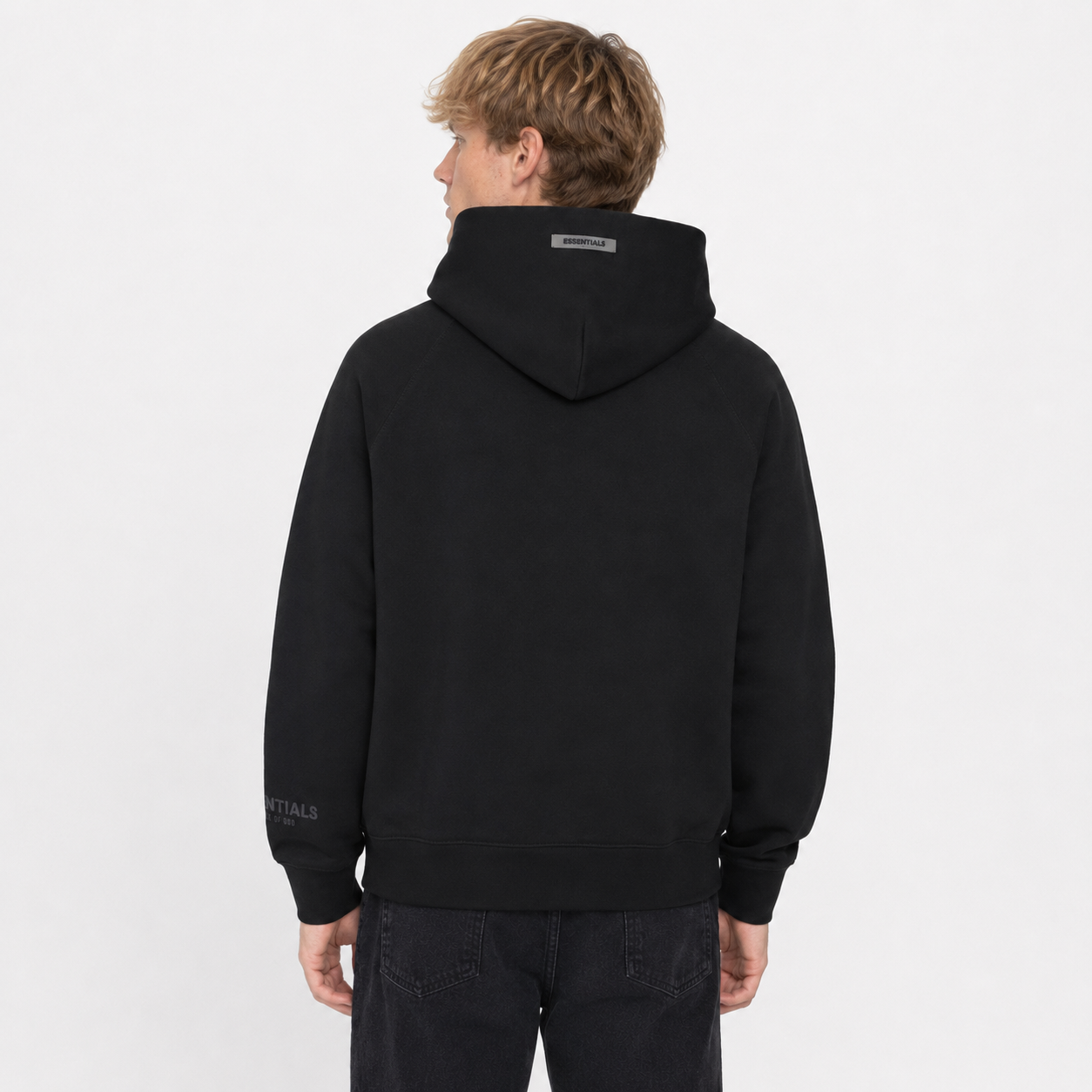 Fear of God Essentials 3D Silicon Applique Pullover Hoodie Dark Slate