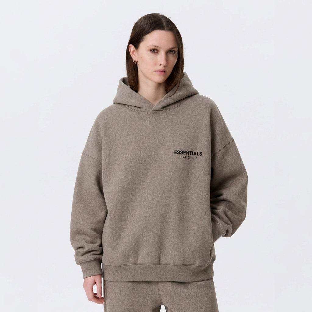 Fear of God Essentials Hoodie Heather Gray