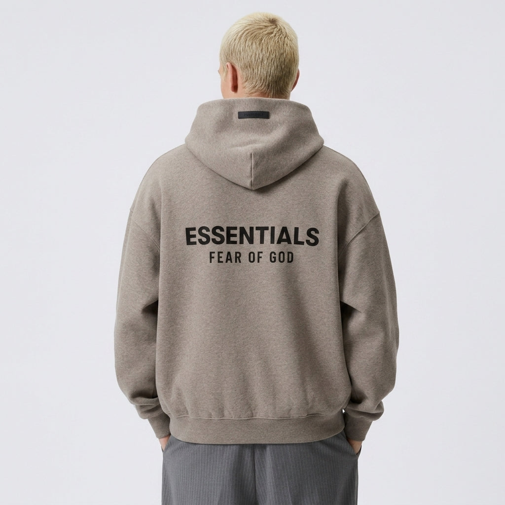 Fear of God Essentials Hoodie Heather Gray
