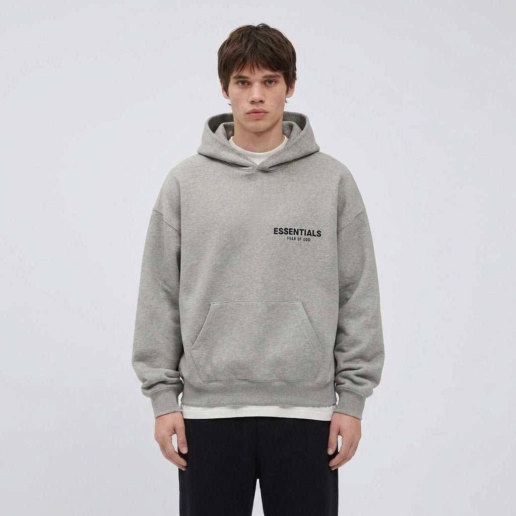 Fear of God Essentials Hoodie Dark Oatmeal