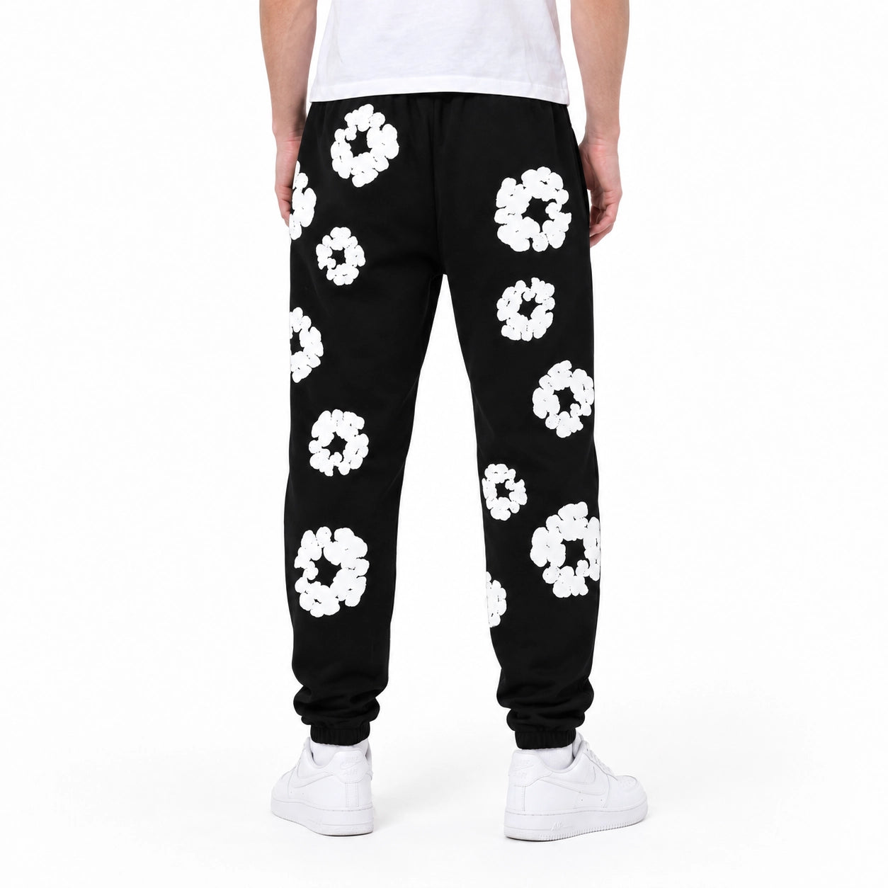 Denim Tears The Cotton Wreath Sweatpants Black