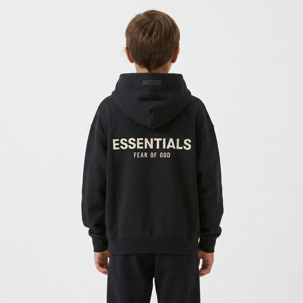 Fear of God Essentials Hoodie Stretch Limo (Kids)
