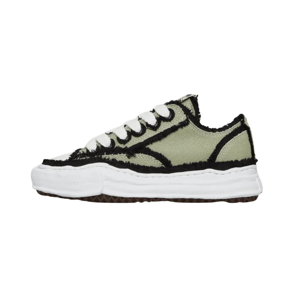 Maison Mihara Yasuhiro Peterson OG Sole Canvas Low Frayed Khaki