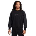 Nike Standard Issue Men's Basketball Crew-Neck Sweatshirt Black/Anthracite