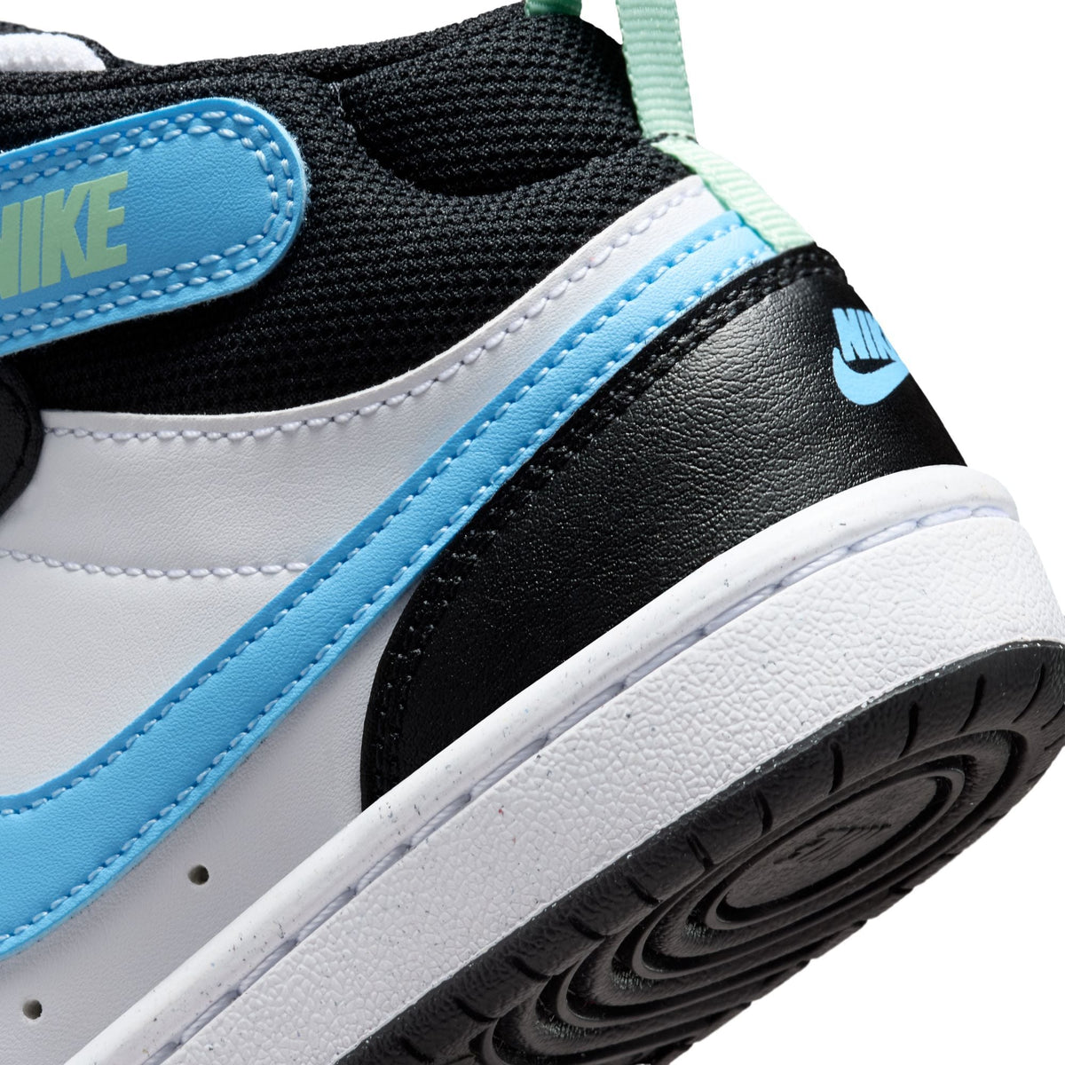 Nike Court Borough Mid 2 White/Football Blue/Black/Arctic Green