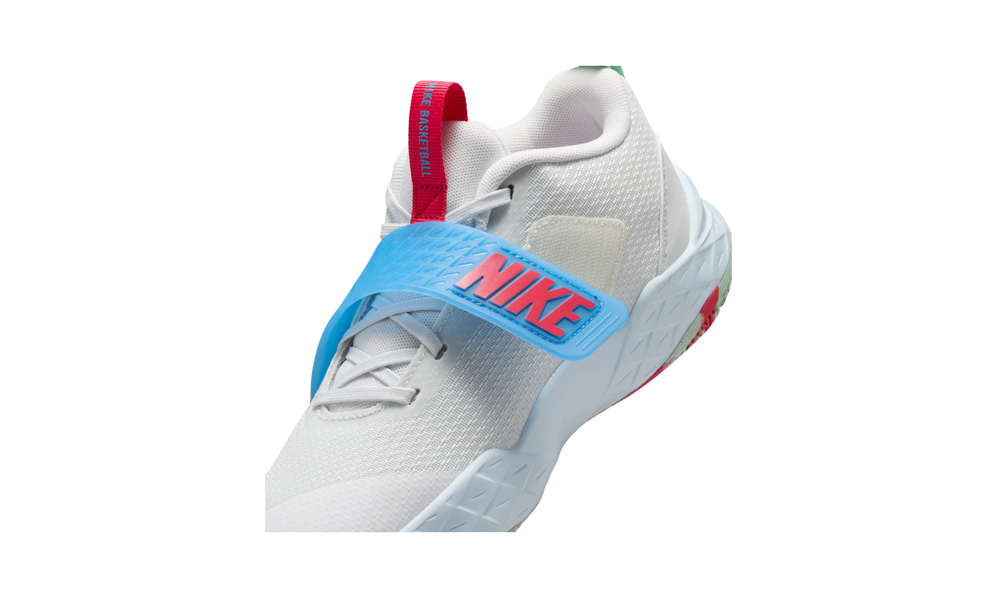 Nike Team Hustle D 12 Off-White/Aurora Blue/Tropical Pink/Arctic Green