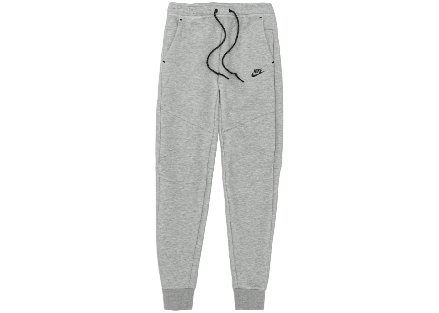 nike tech fleece jogger dark grey heather & black