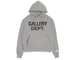 Gallery Dept. Centered Logo Hoodie Heather Grey/Black