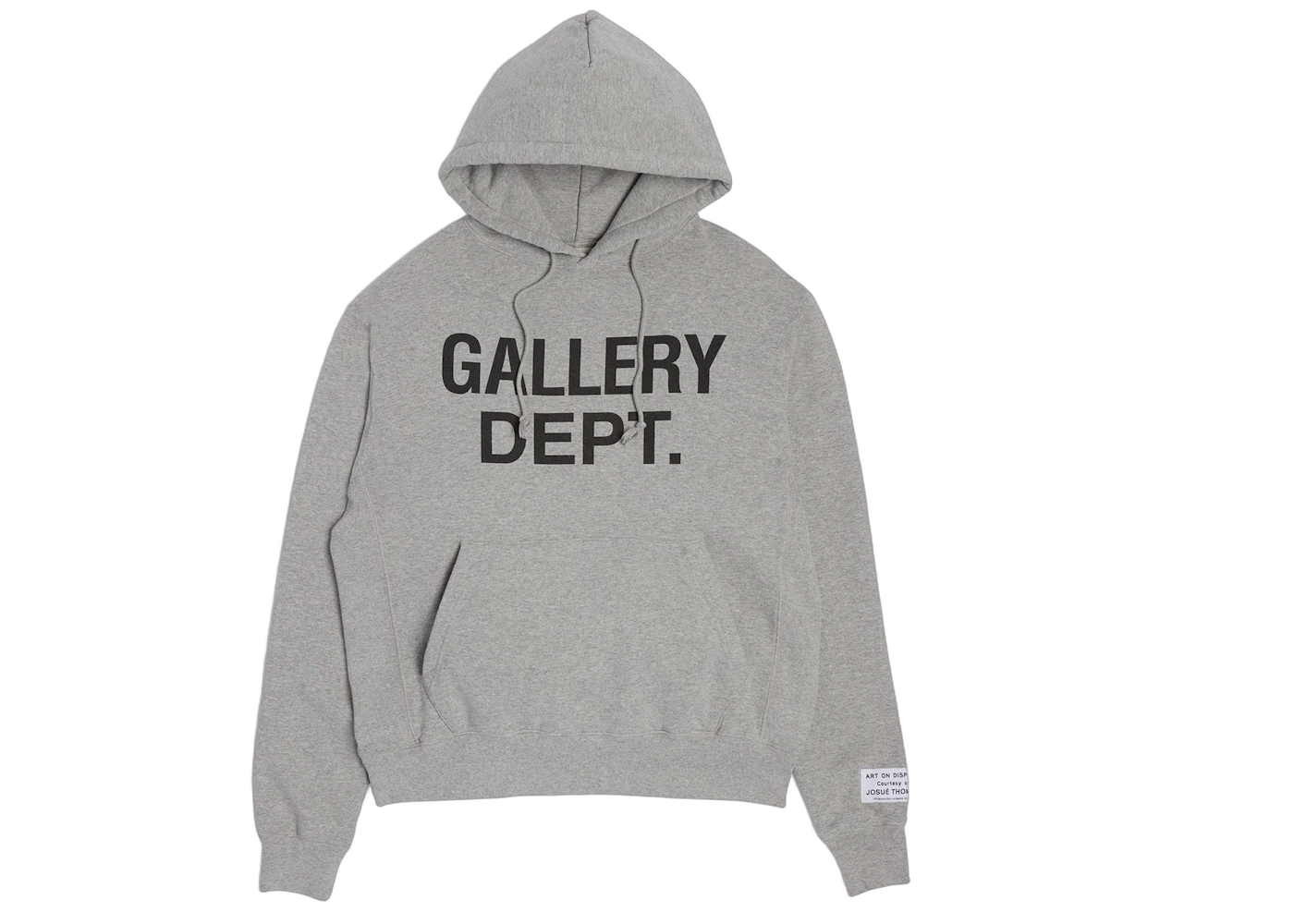Gallery Dept. Centered Logo Hoodie Heather Grey/Black