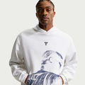 Kobe Dri-FIT Fleece Pullover Basketball Hoodie White/Black