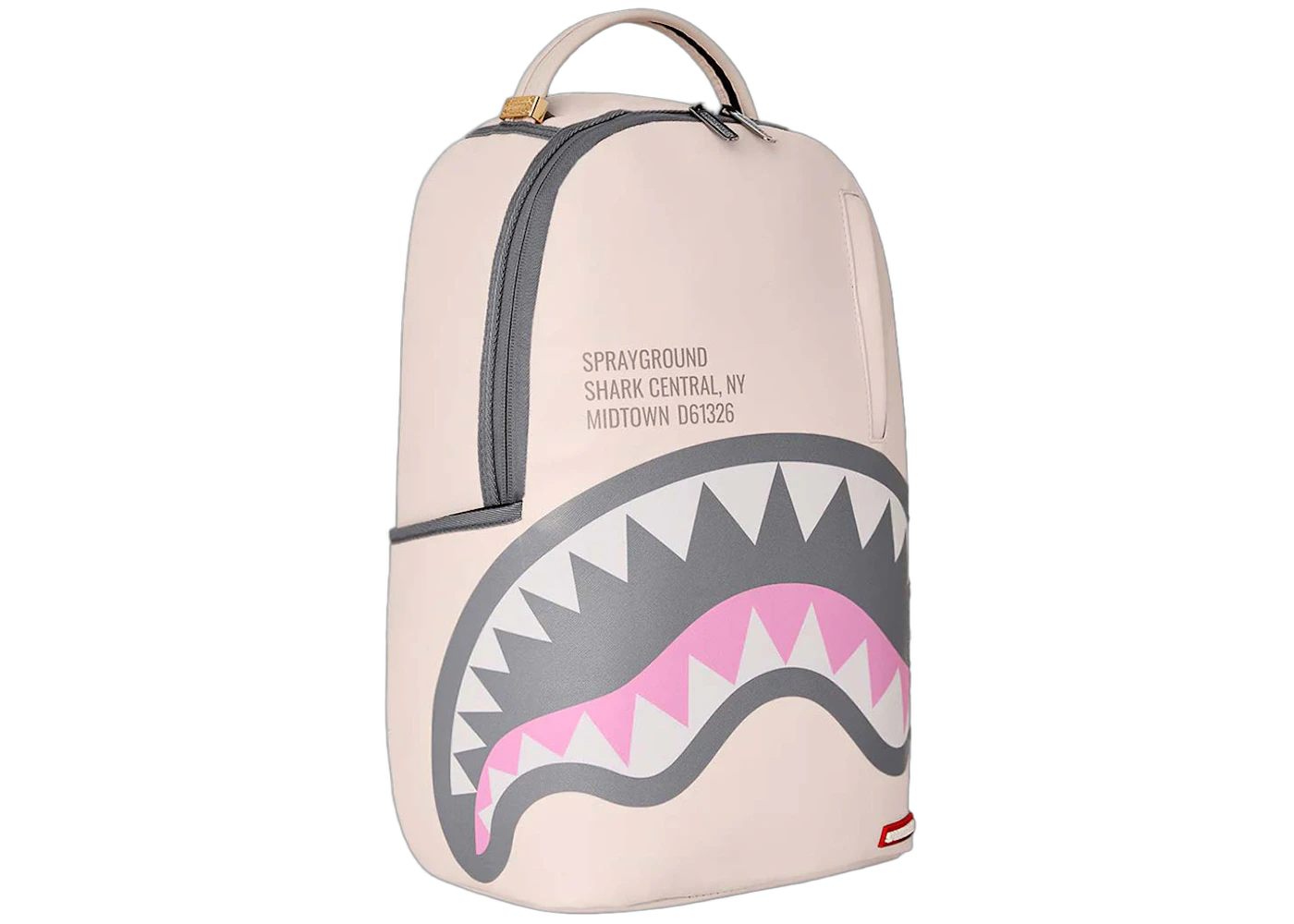 Sprayground Shark Central Rose DLXSV Backpack White/Black