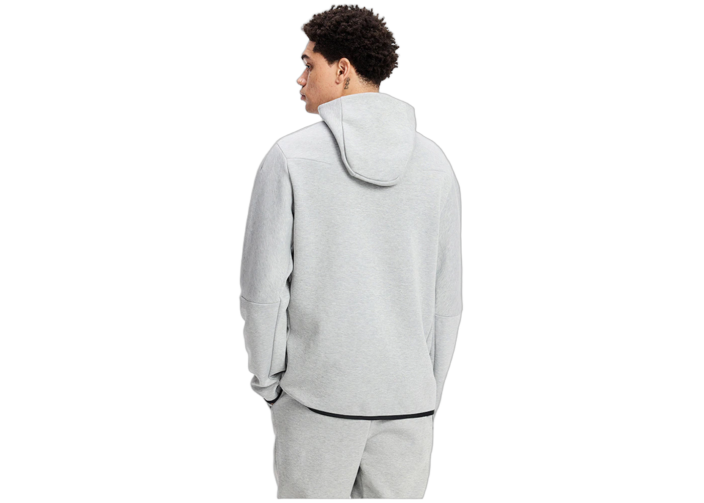 Nike Sportswear Tech Fleece Full-Zip Hoodie Heather Grey/Black