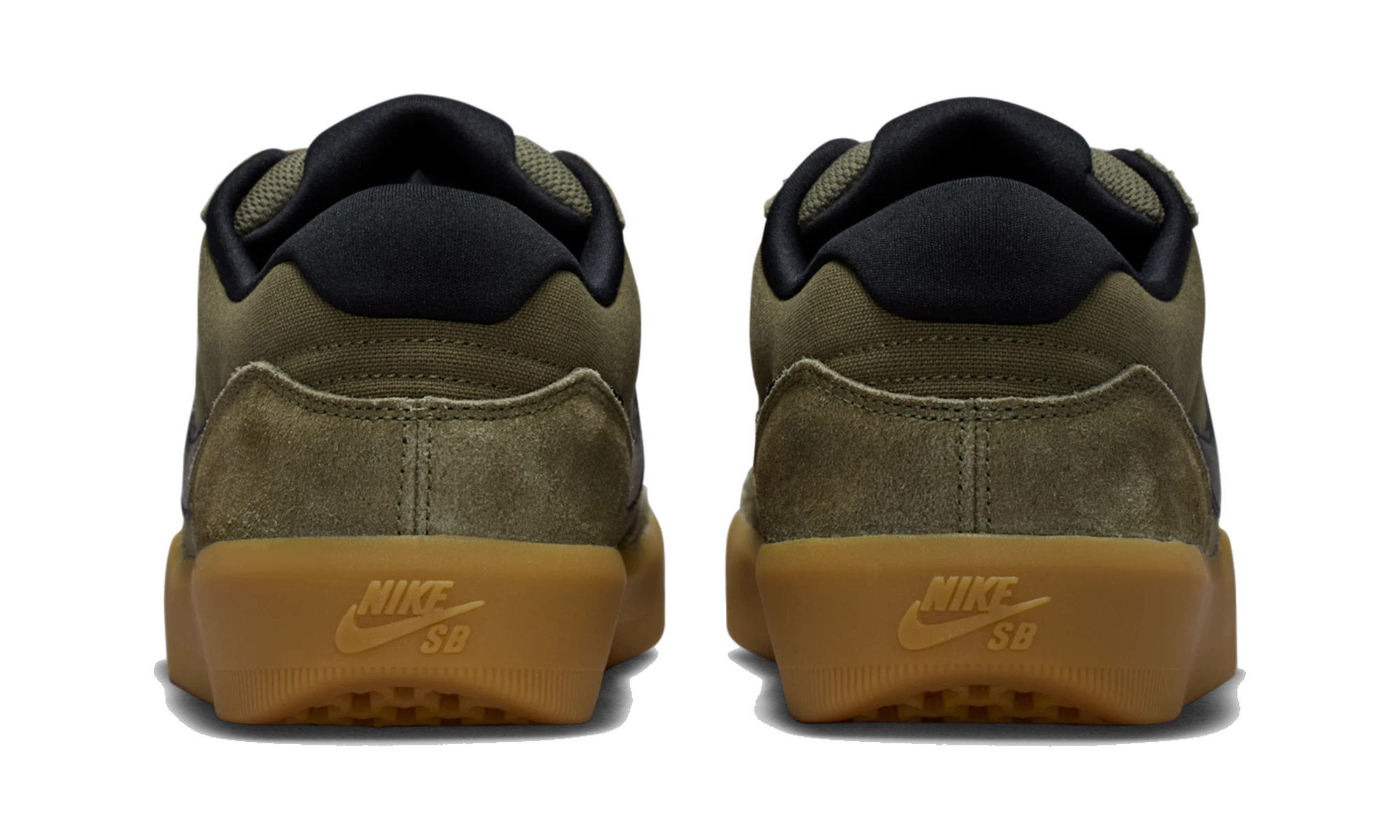 Nike SB Force 58 Skate Shoes Medium Olive/Medium Olive/Gum Light Brown/Black