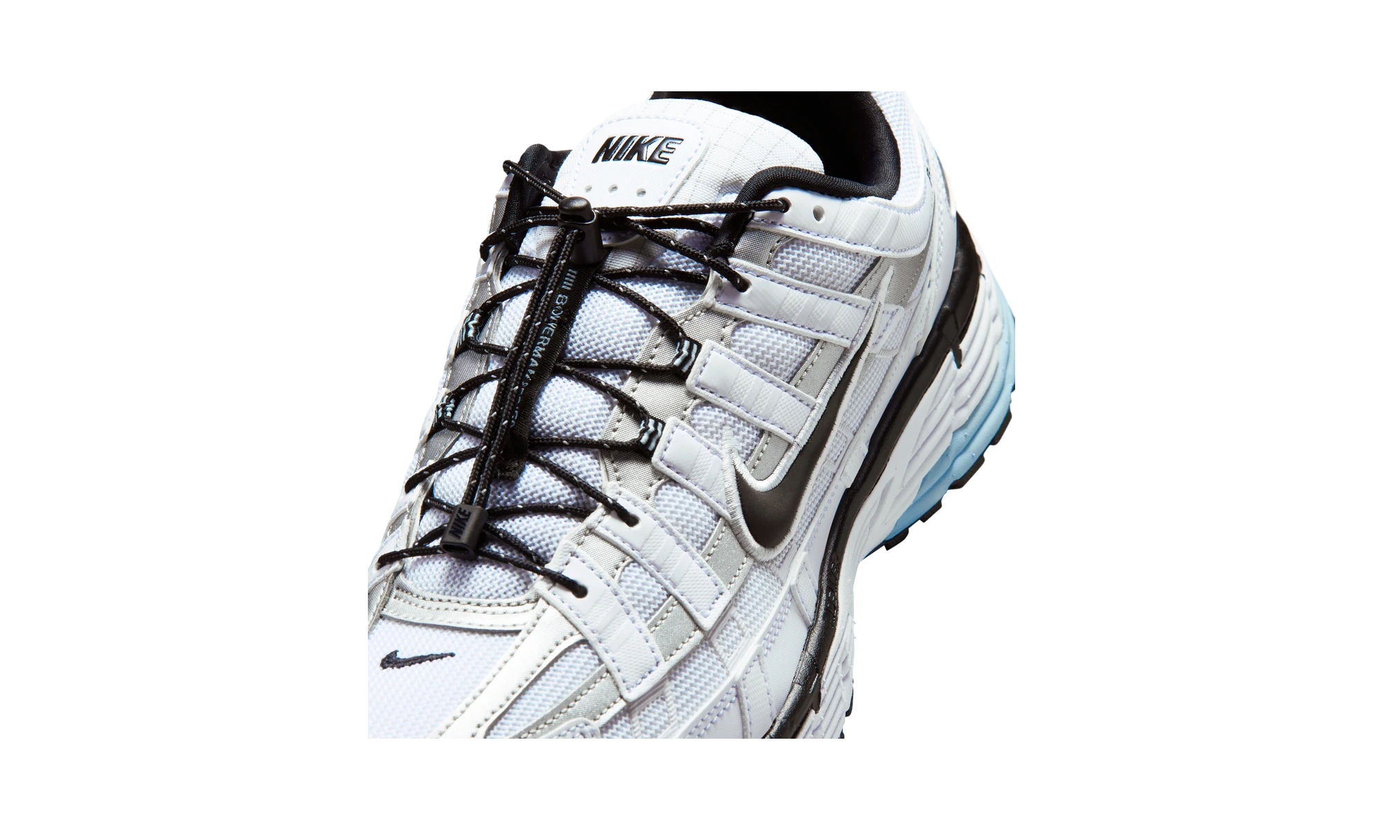Nike P-6000 White/Light Armoury Blue/Metallic Silver/Black