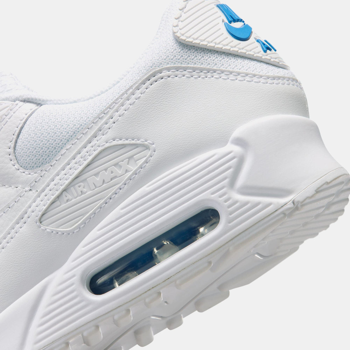 Nike Air Max 90 White/White/Blue Crystal