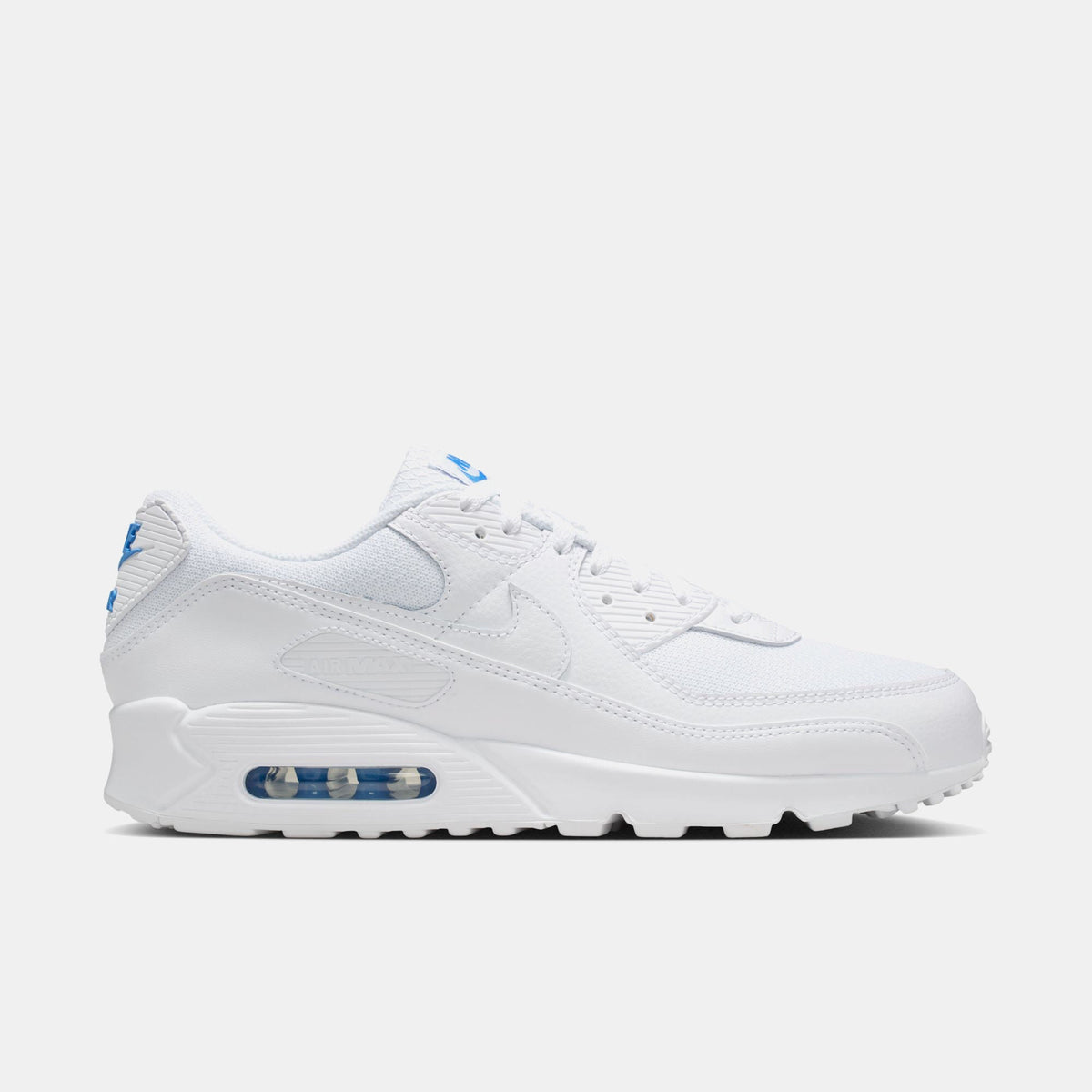 Nike Air Max 90 White/White/Blue Crystal