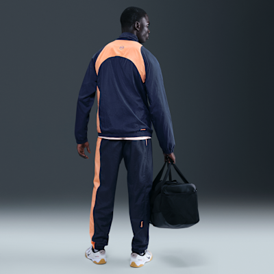 F.C. Barcelona Third Nike Total 90 Football Woven Tracksuit Bottoms Midnight Navy/Bright Mango/Bright Mango