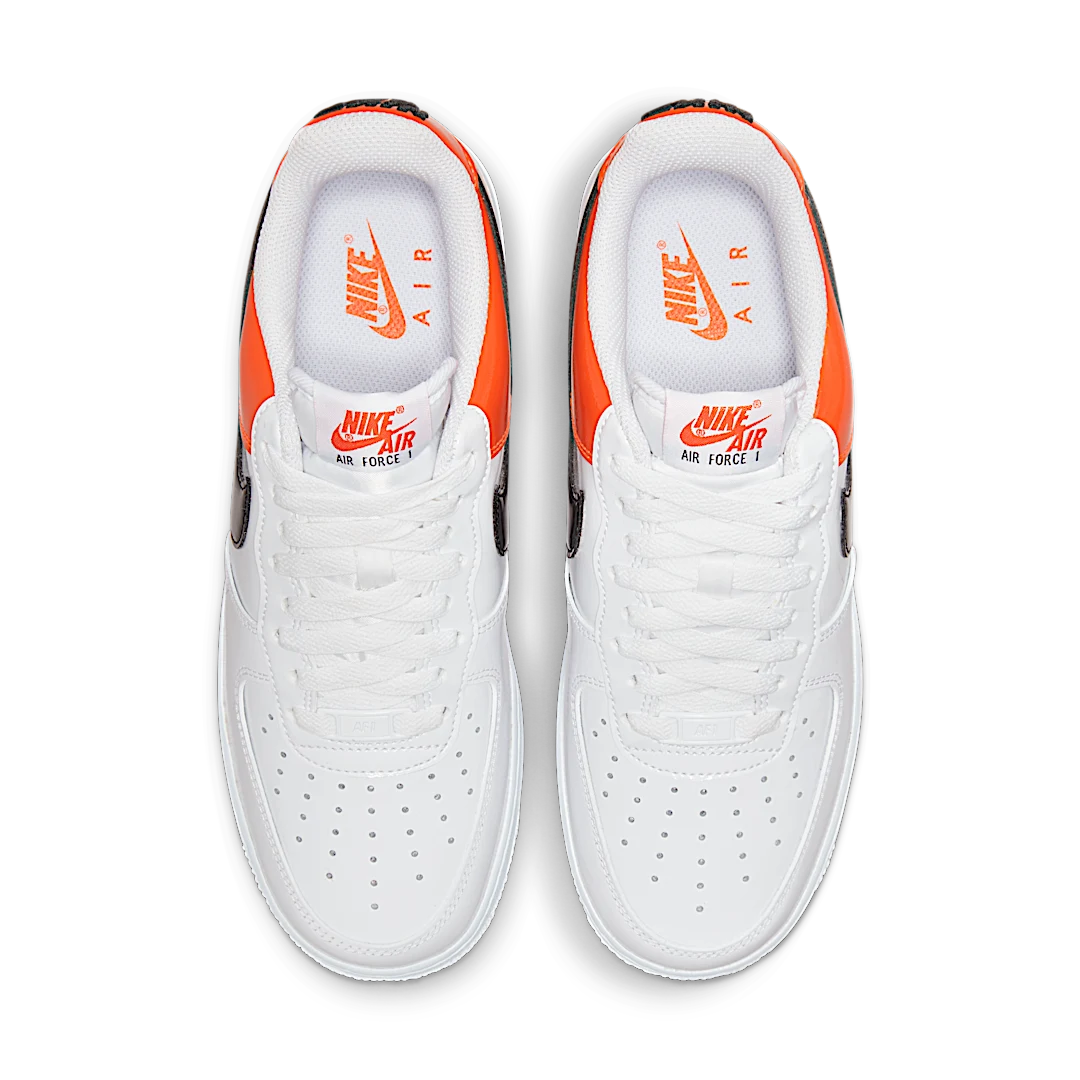 Nike Air Force 1 Low '07 Essential White/Brilliant Orange, White/Brilliant Orange/Black (DJ9942-103)