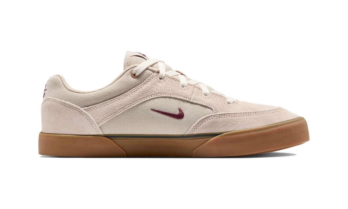 Nike SB Malor Skate Shoes Cream II/Phantom/Gum Medium Brown/Burgundy Crush