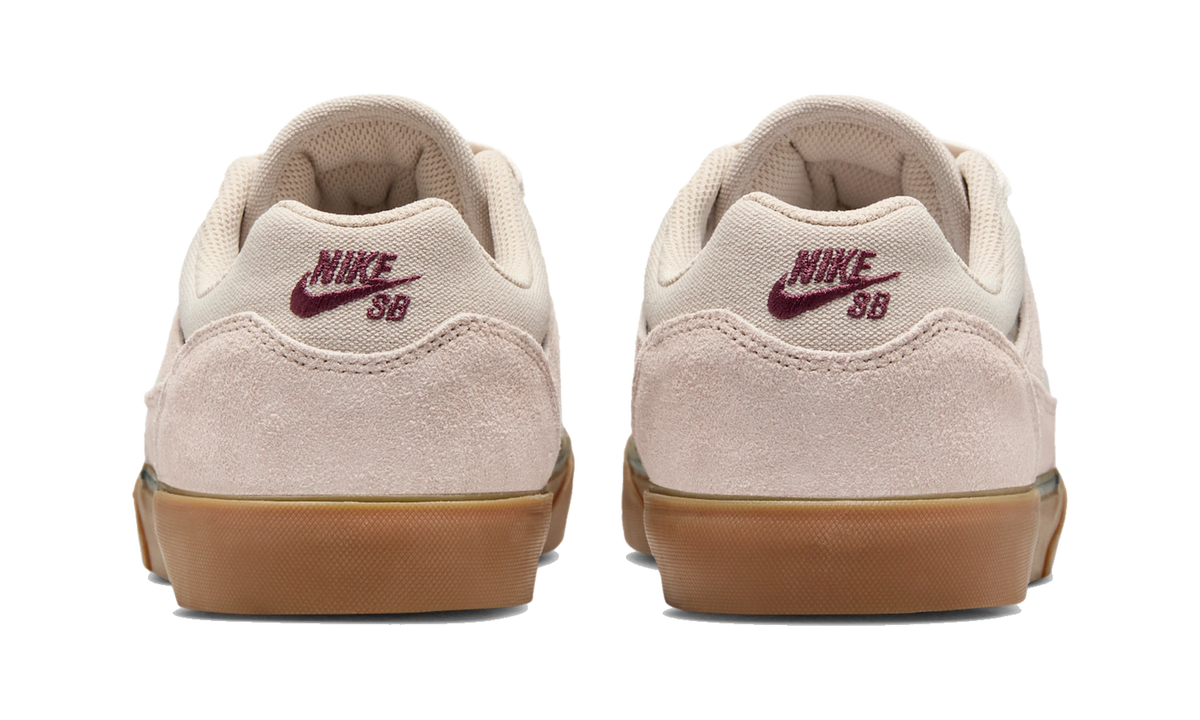 Nike SB Malor Skate Shoes Cream II/Phantom/Gum Medium Brown/Burgundy Crush