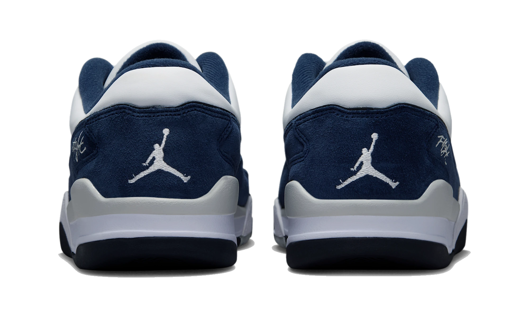 Air Jordan Flight Court White/Light Smoke Grey/Obsidian/College Navy