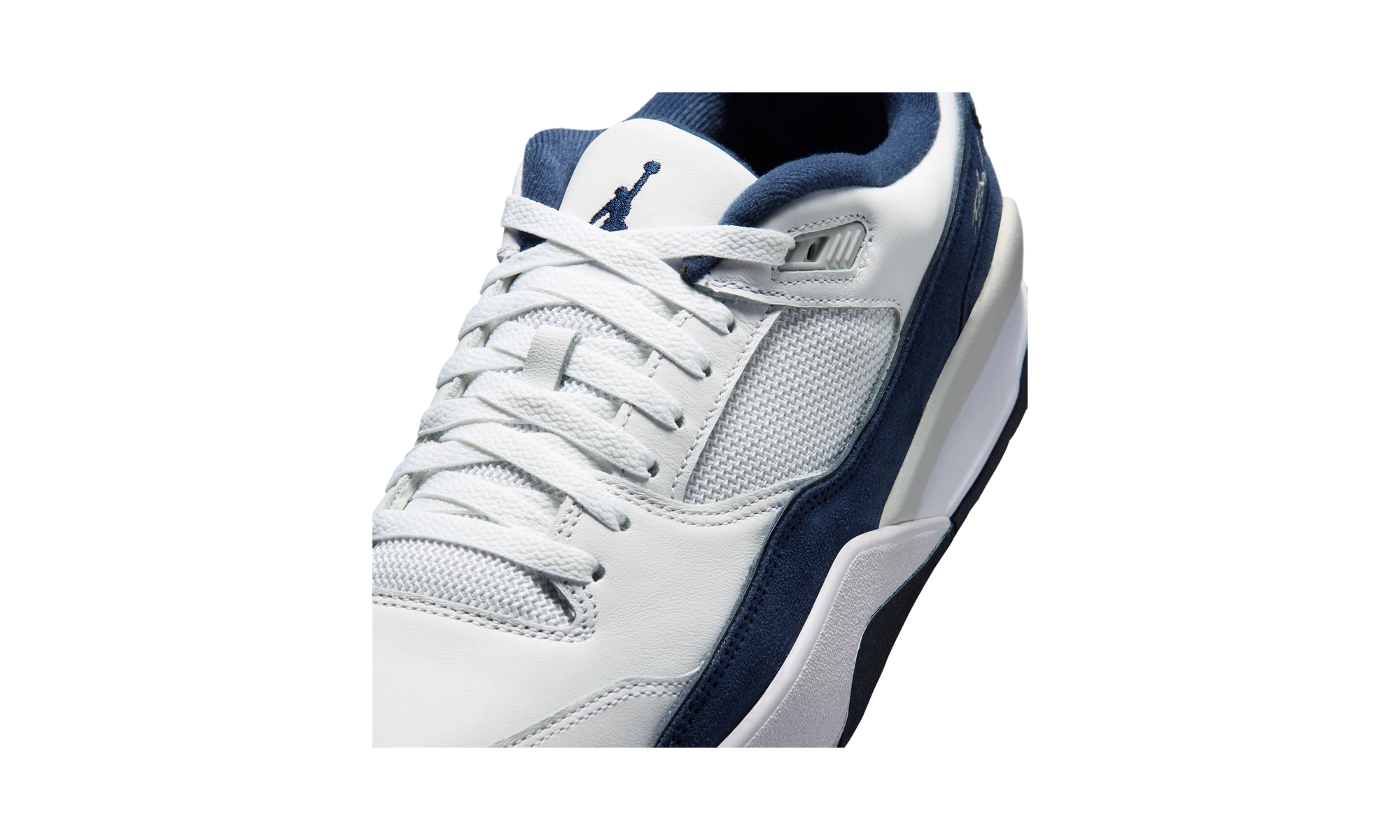 Air Jordan Flight Court White/Light Smoke Grey/Obsidian/College Navy