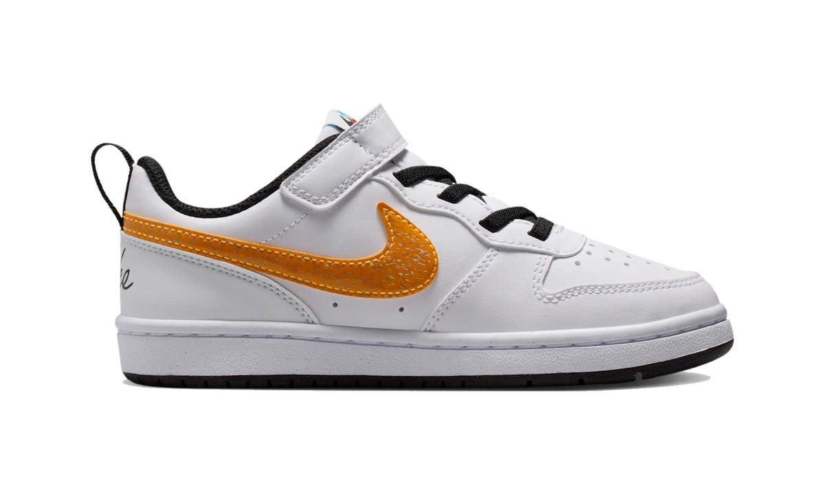 NikeCourt Borough Low White/Picante Red/Barely Volt/Current Blue