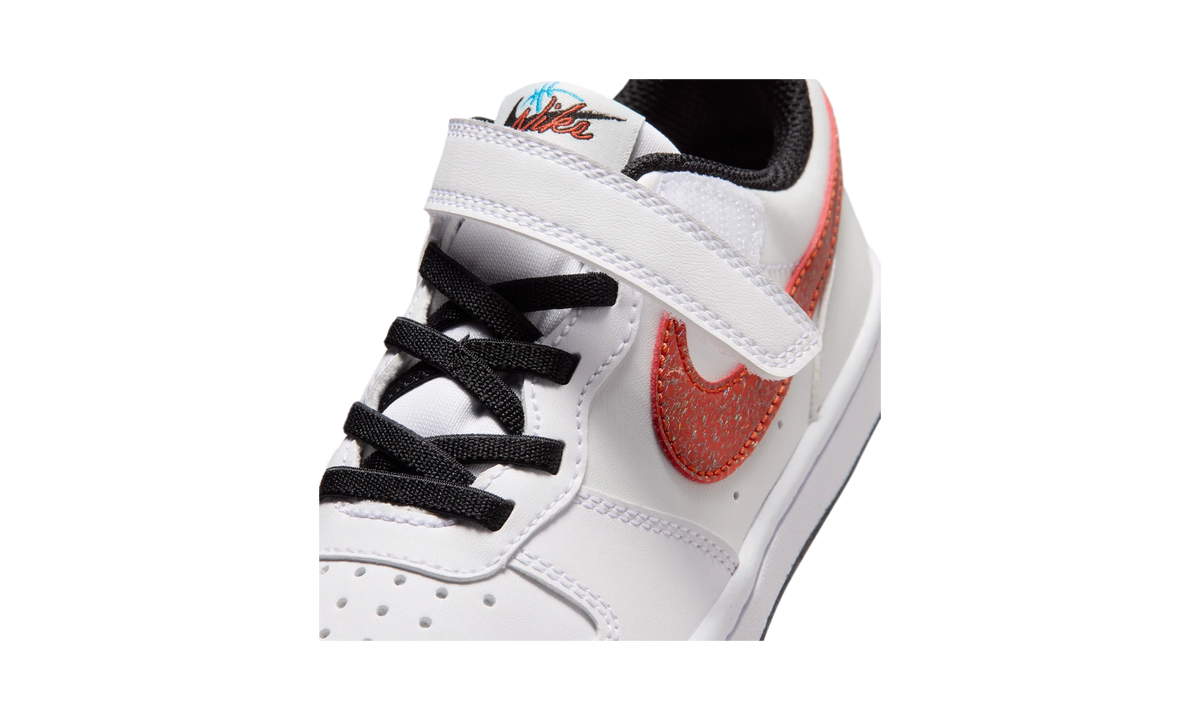 NikeCourt Borough Low White/Picante Red/Barely Volt/Current Blue