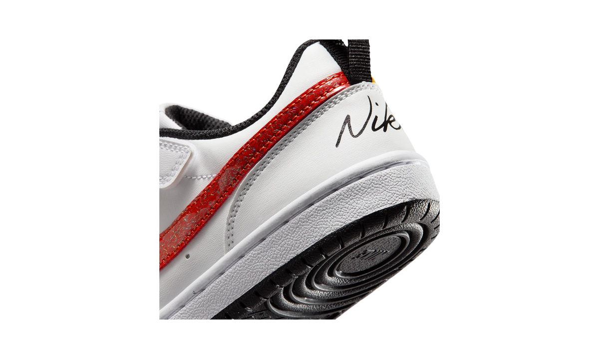 NikeCourt Borough Low White/Picante Red/Barely Volt/Current Blue