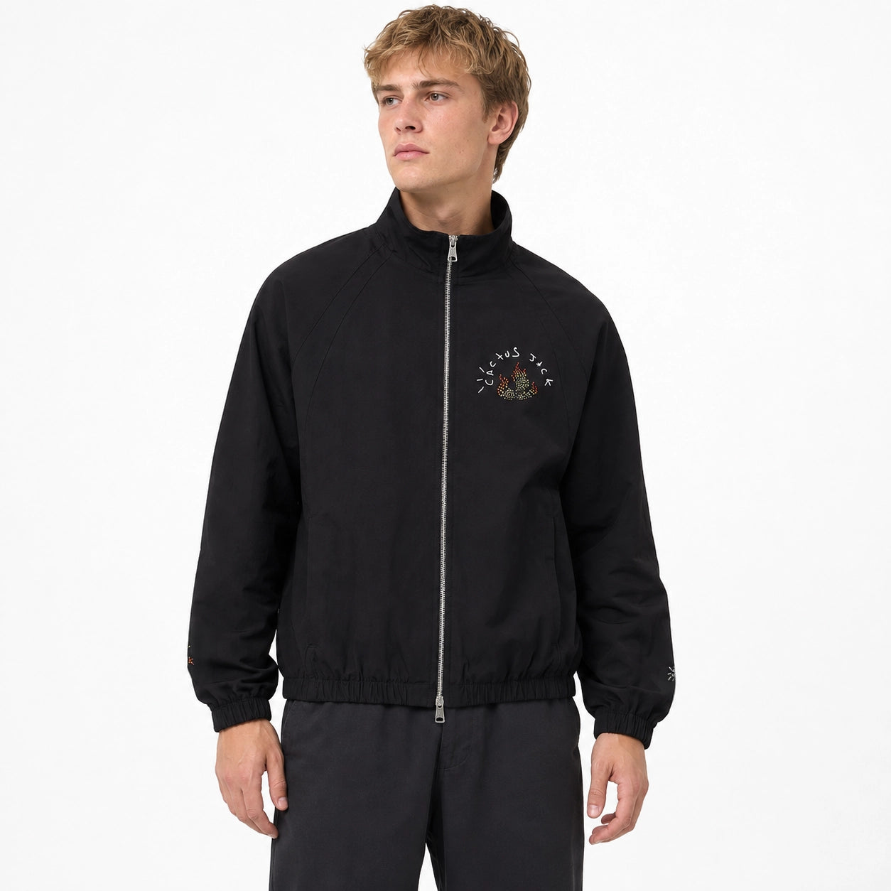 Travis Scott x Air Jordan Woven Jacket Black