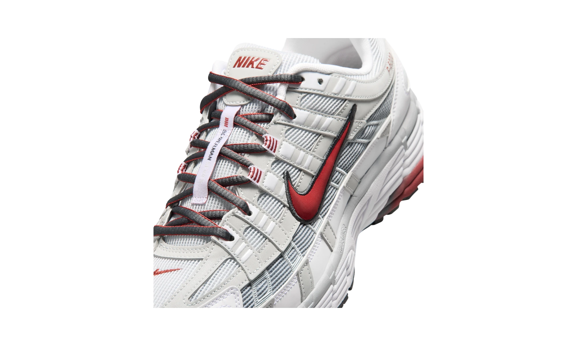 Nike P-6000 White/Pure Platinum/Wolf Grey/Dune Red