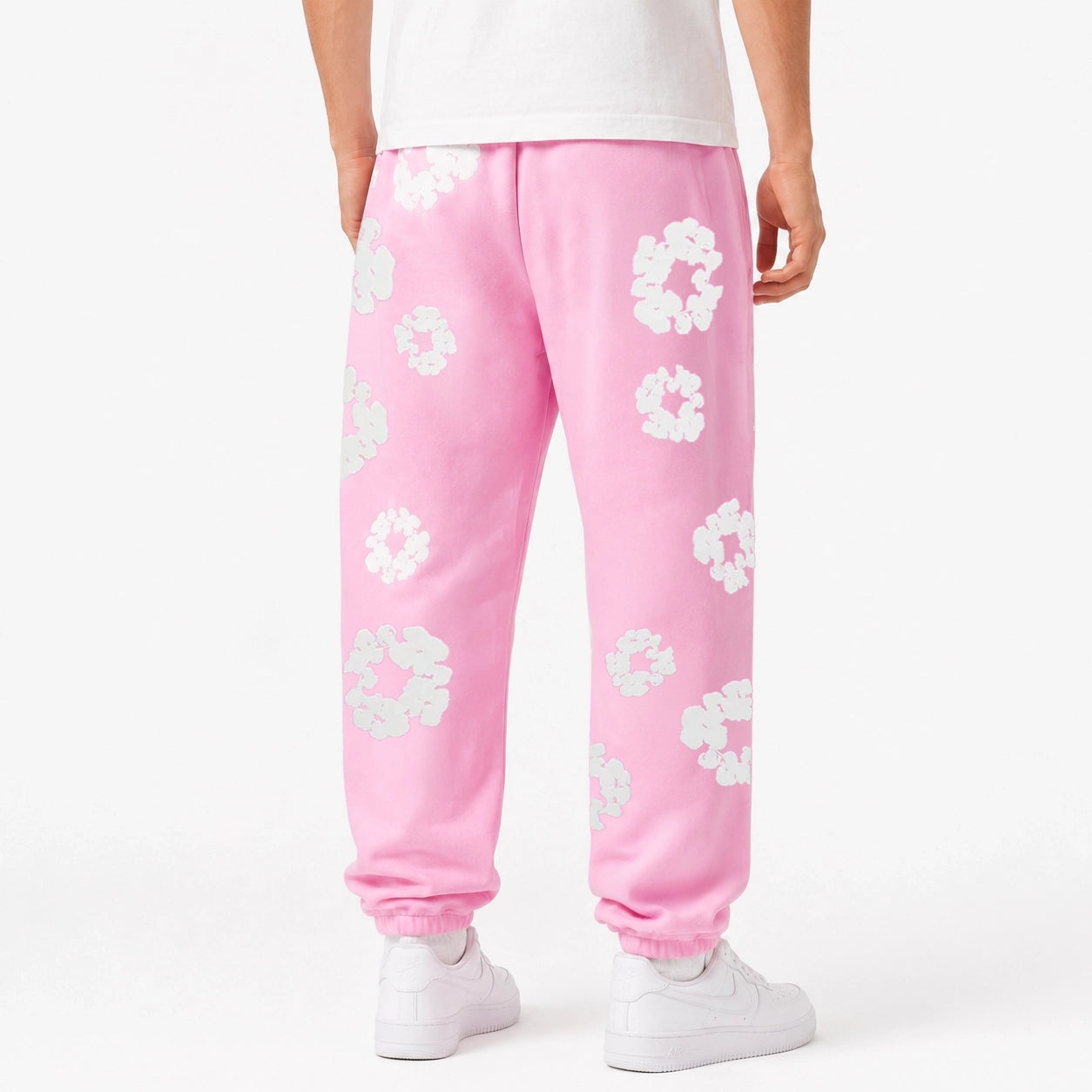 Denim Tears The Cotton Wreath Sweatpants Powder Pink