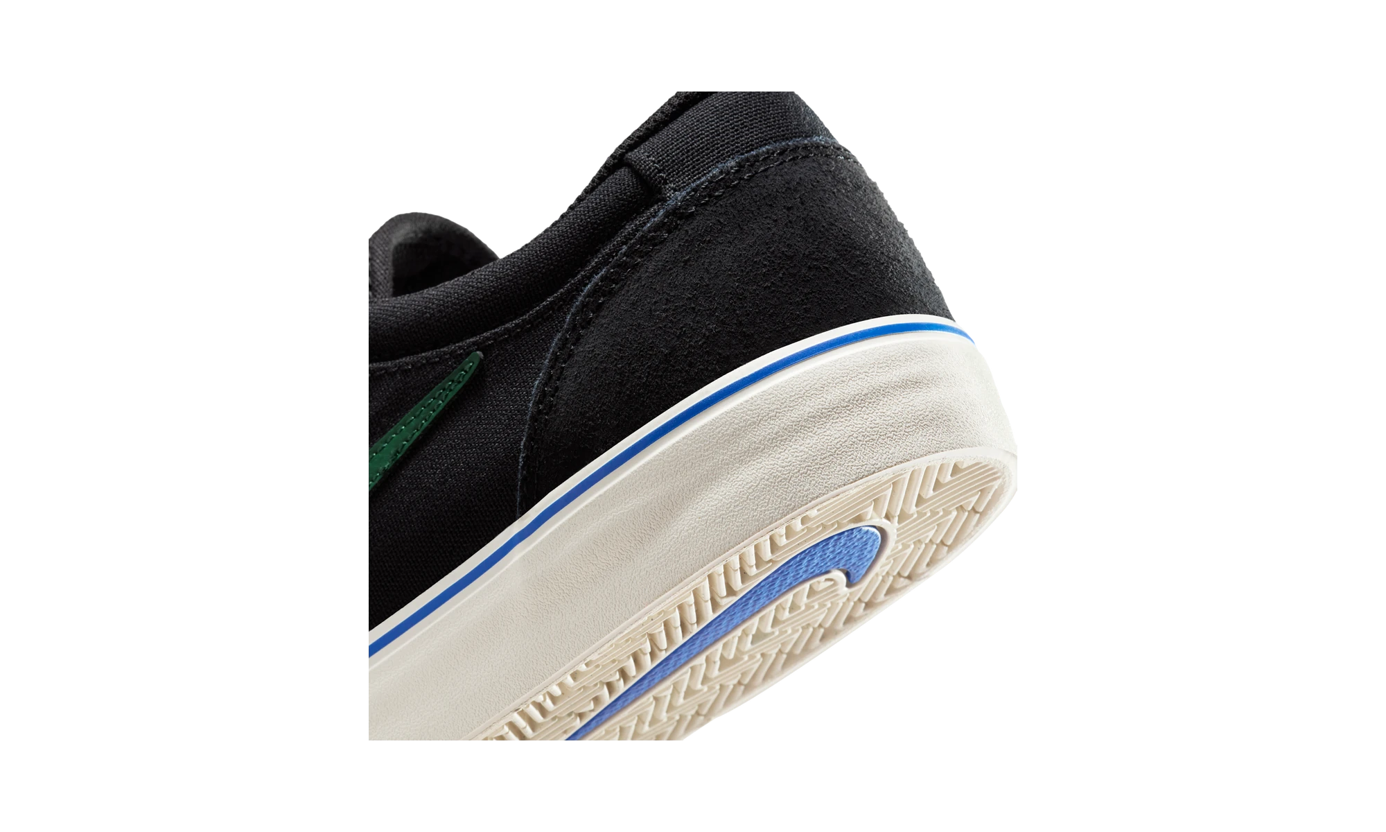 Nike SB Chron 2 Skate Shoe Black/Sail/Racer Blue/Fir
