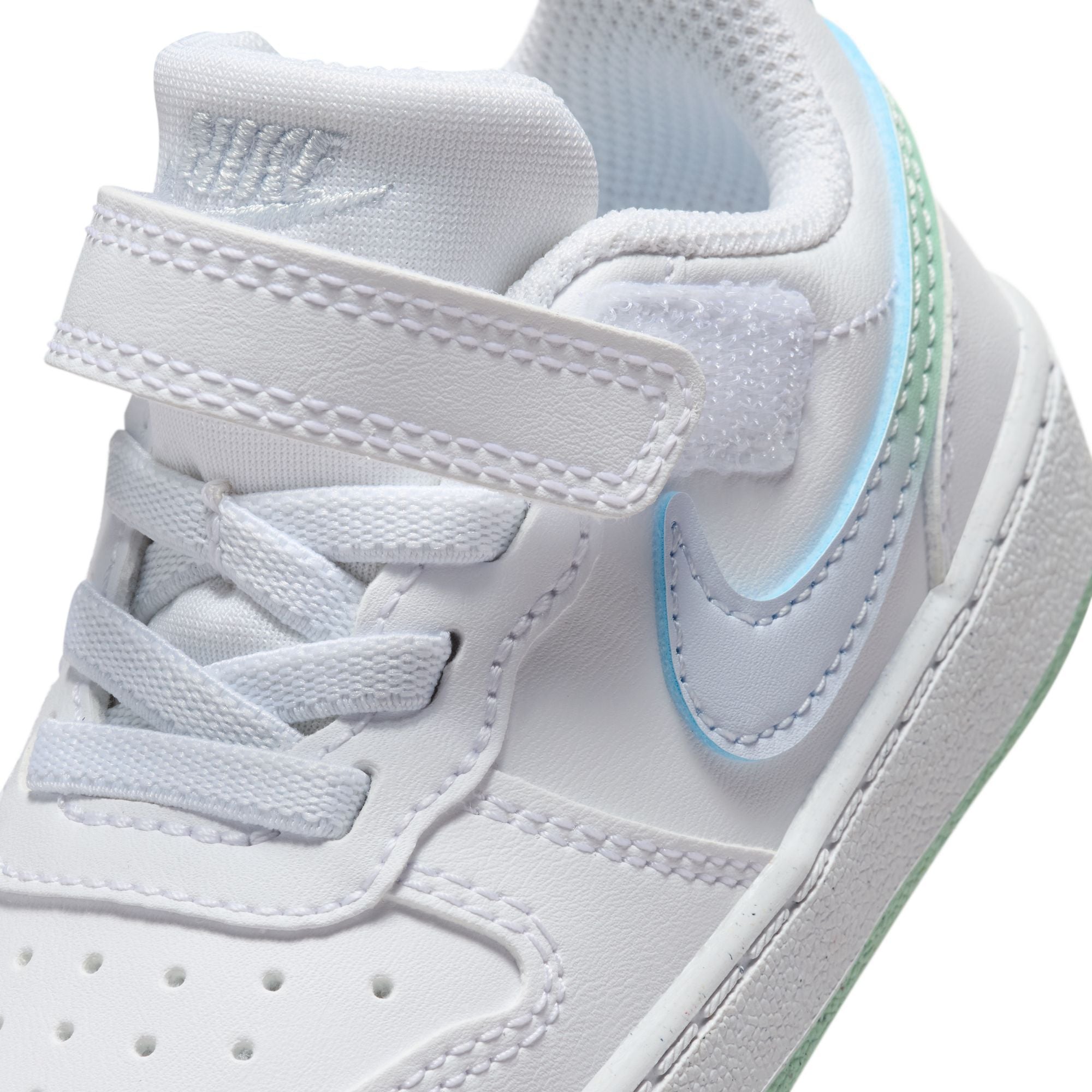 Nike Court Borough Low White/Arctic Green/Football Grey