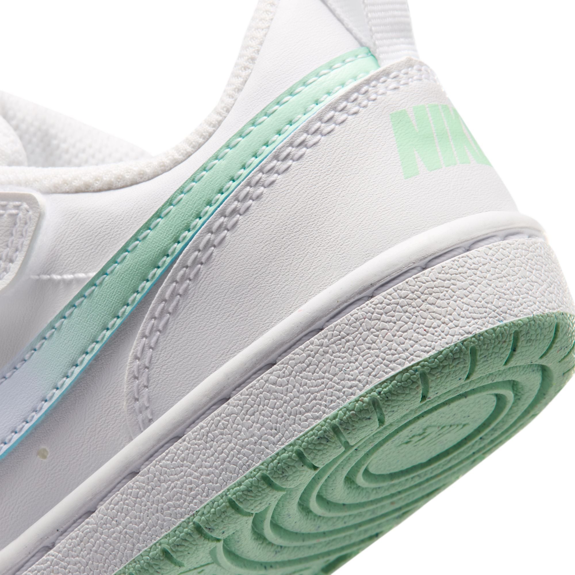 Nike Court Borough Low White/Arctic Green/Football Grey