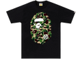 BAPE ABC Camo Big Ape Head T-Shirt Black Green