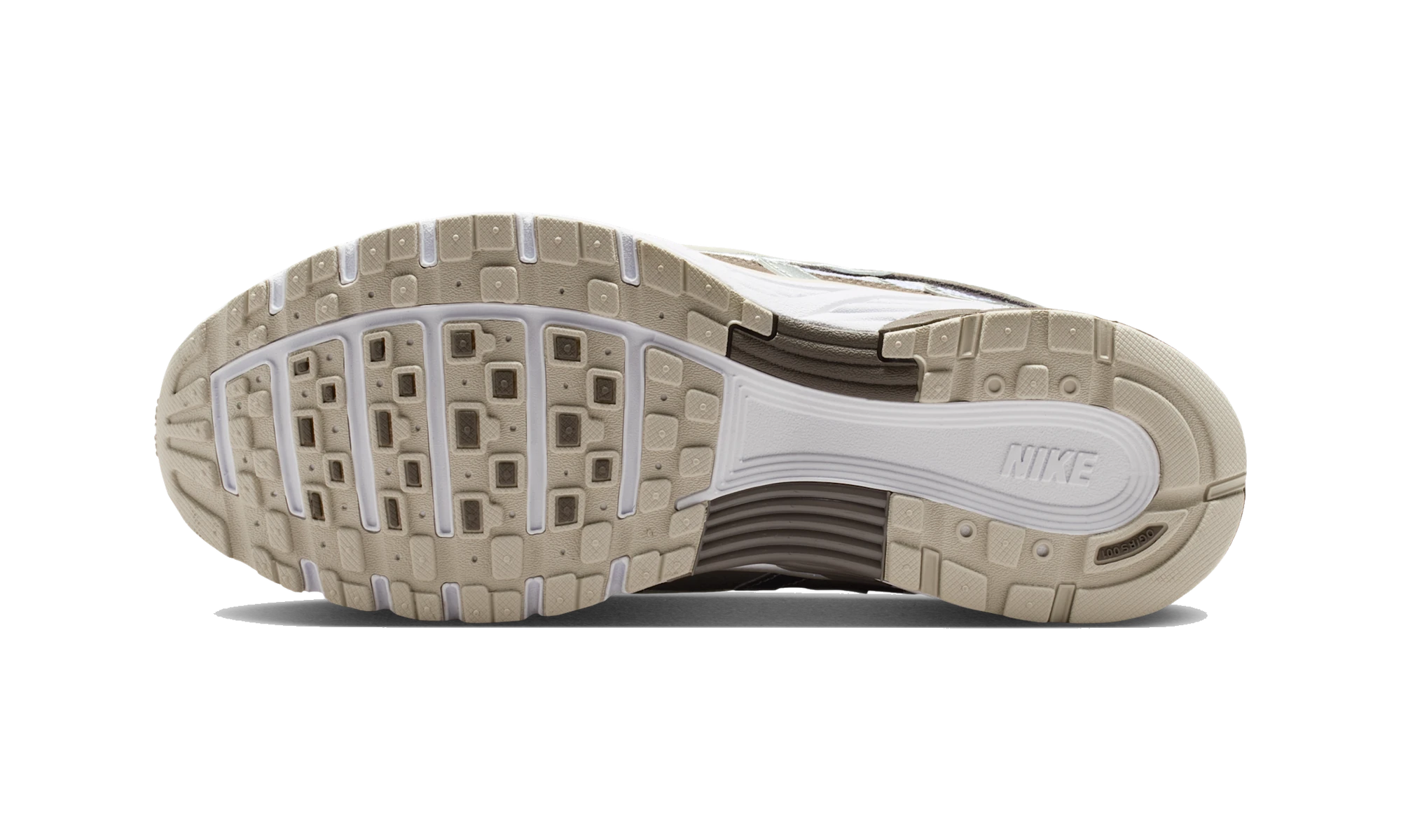 Nike P-6000 White/Metallic Silver/Cave Stone/Light Bone