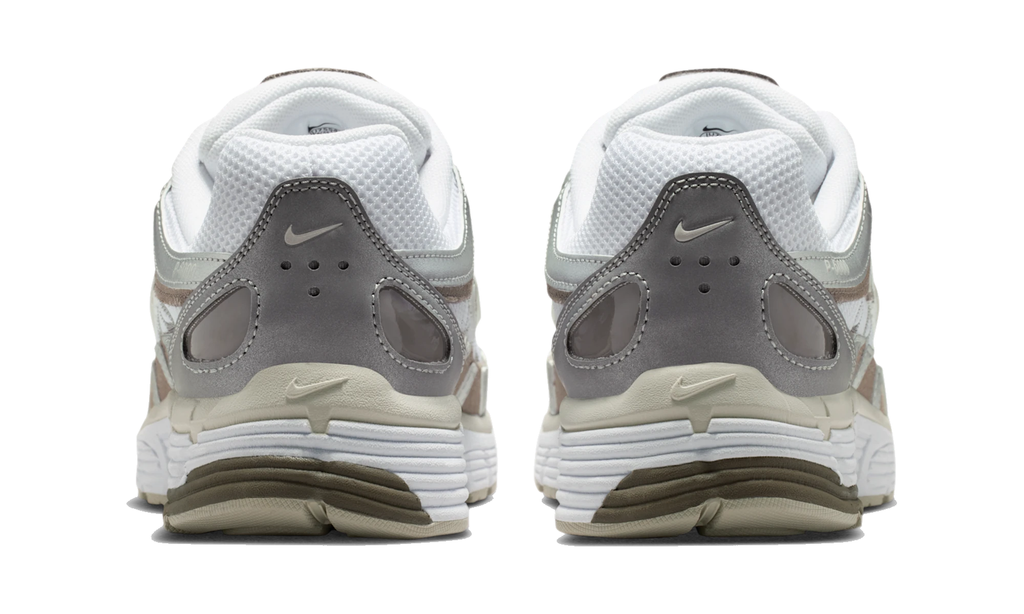 Nike P-6000 White/Metallic Silver/Cave Stone/Light Bone