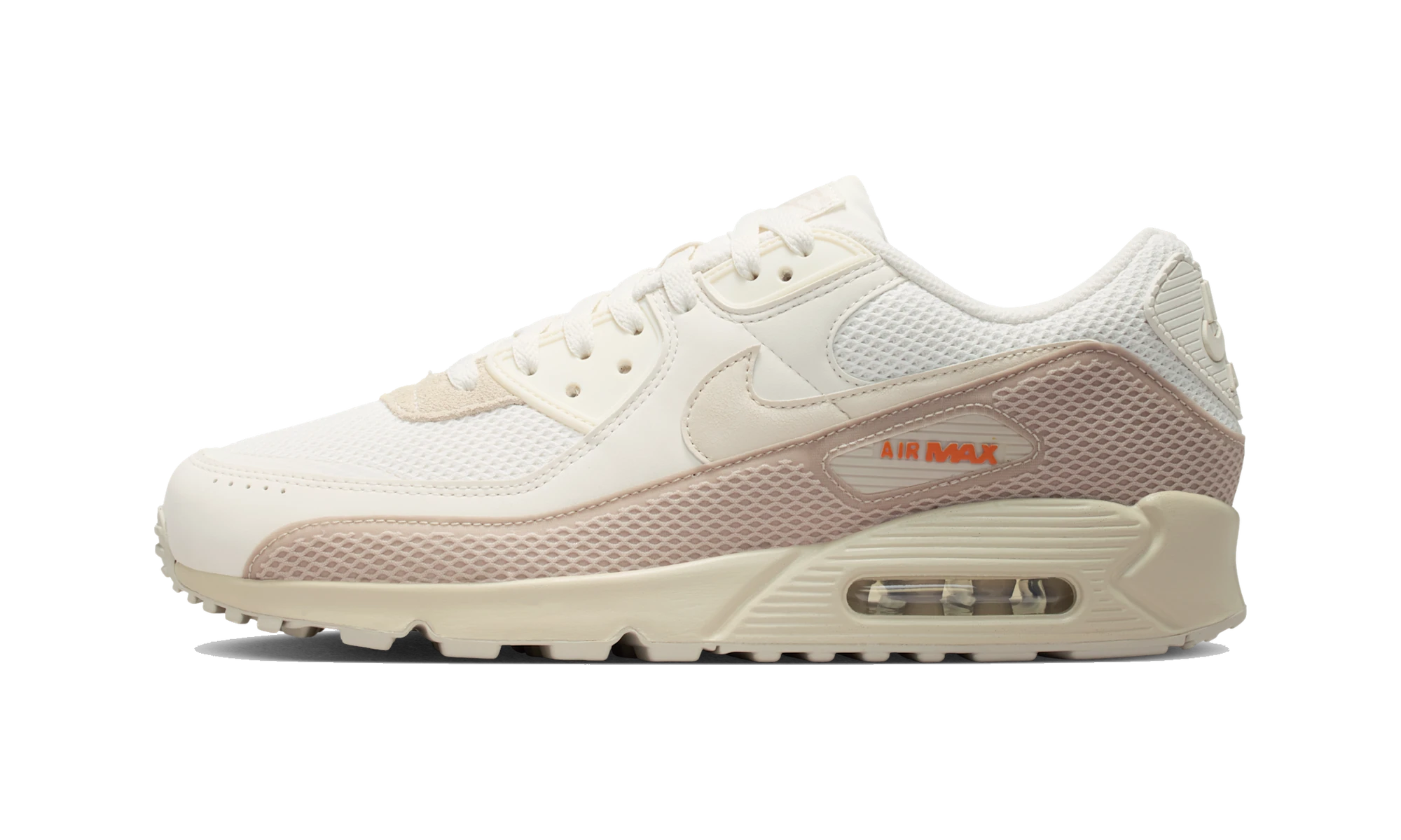 Nike Air Max 90 Premium Phantom/Cream II/Safety Orange/Light Orewood Brown