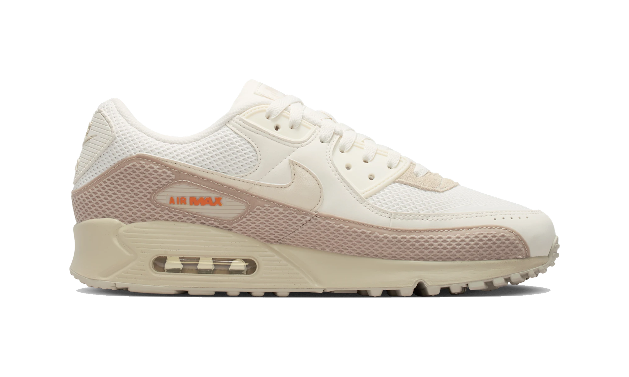 Nike Air Max 90 Premium Phantom/Cream II/Safety Orange/Light Orewood Brown