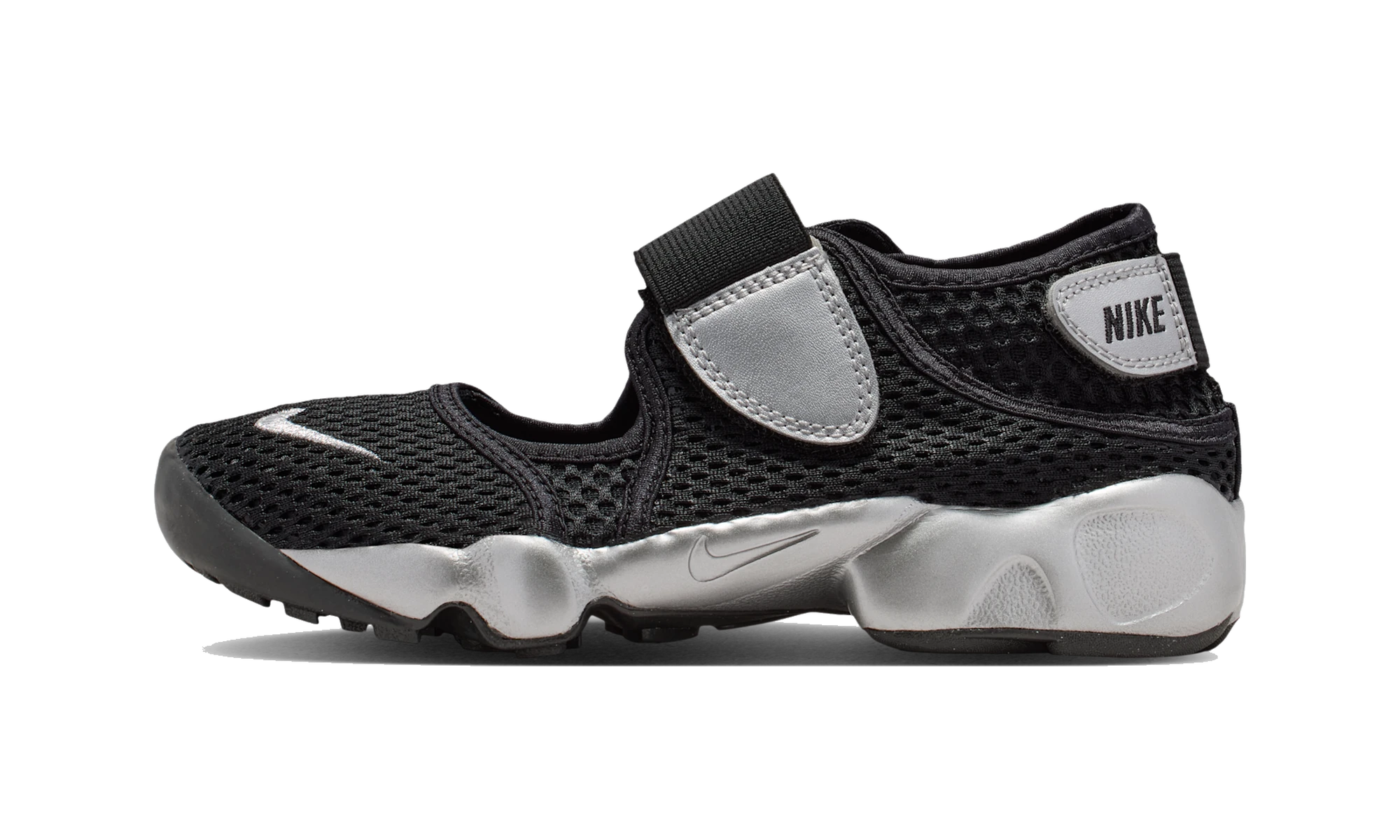 Nike Rift 2 SE Big/Younger Kids' Shoes Black/Metallic Silver