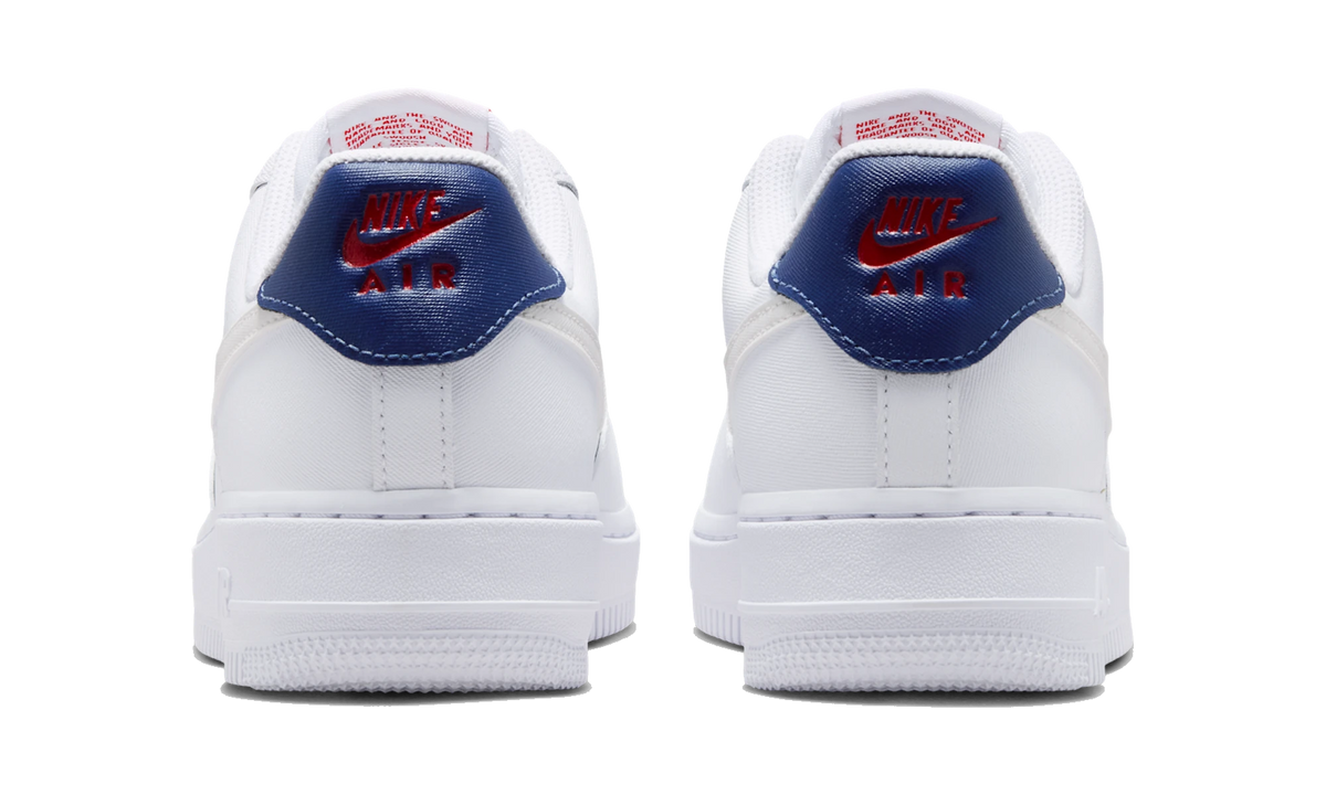 Nike Air Force 1 '07 White/Blue Void/Fire Red/Metallic Summit White