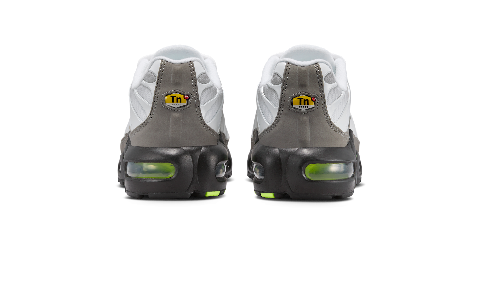 Nike Air Max Plus White/Pearl Grey/Black/Neon Yellow