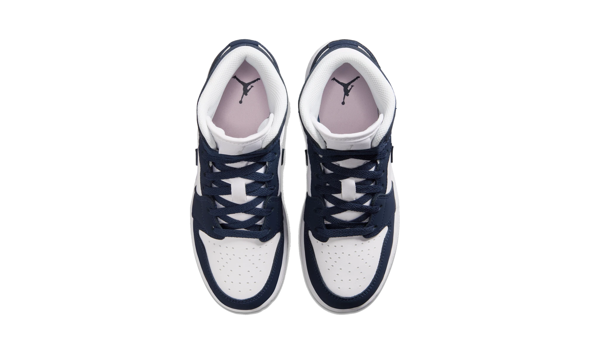 Air Jordan 1 Mid Obsidian/White/Grey Fog/Obsidian