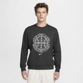 Nike Standard Issue Dri-FIT Basketball Crew-Neck Sweatshirt Black/Heather/Pale Ivory