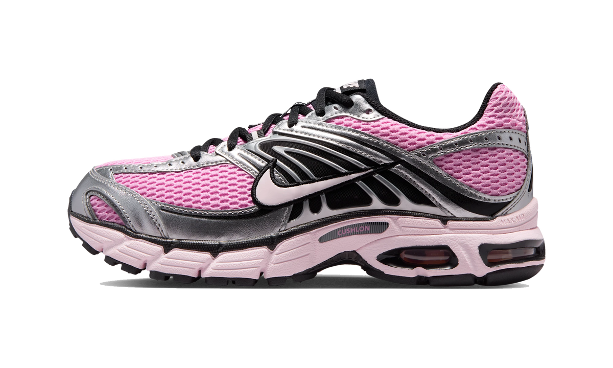 Nike Air Max Moto 2K shoes with reflective accents Pink Rise/Metallic Silver/Black/Pearl Pink