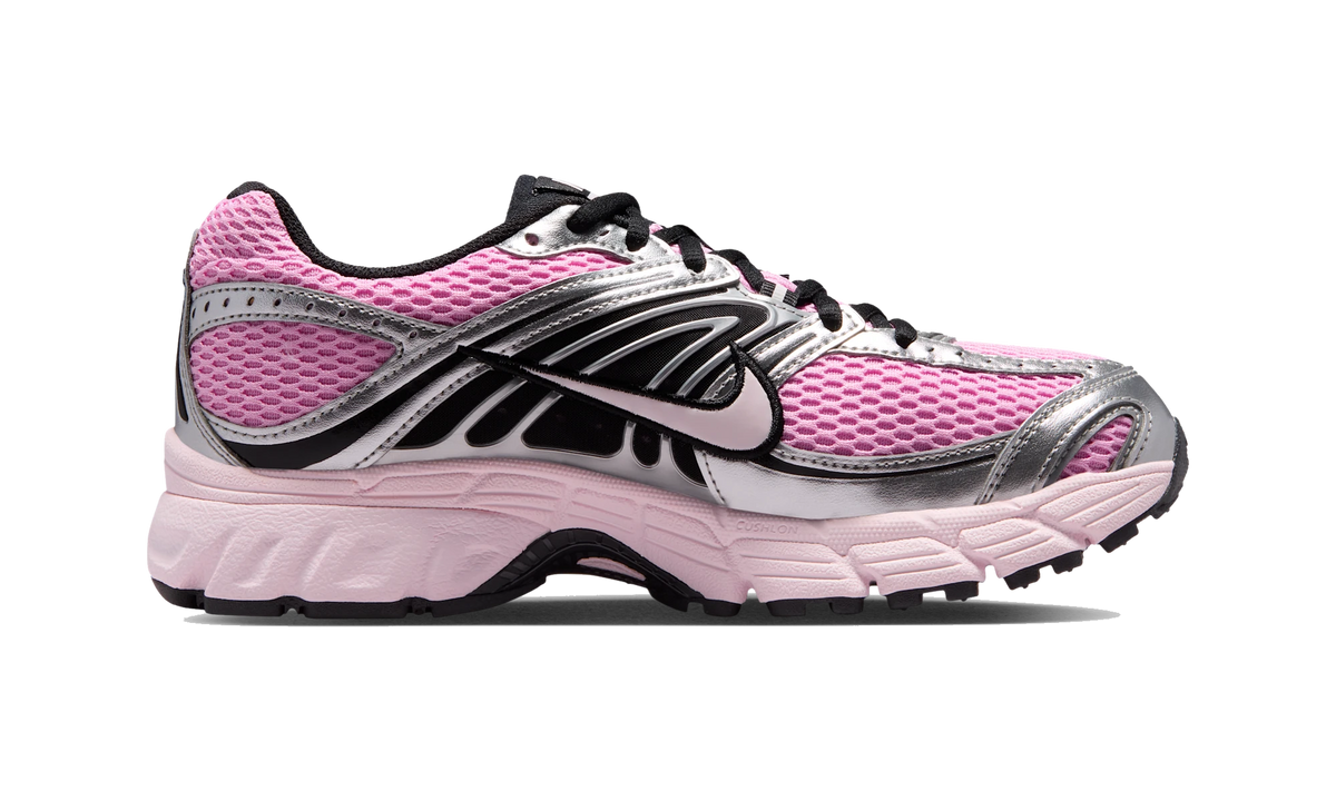 Nike Air Max Moto 2K shoes with reflective accents Pink Rise/Metallic Silver/Black/Pearl Pink